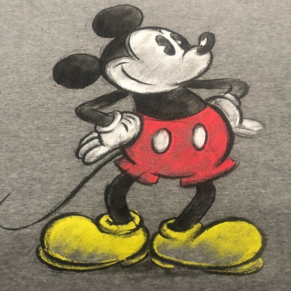 Gray Mickey t shirt - Picture 1 of 6